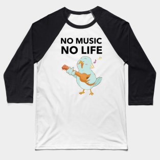 No Music No Life Baseball T-Shirt